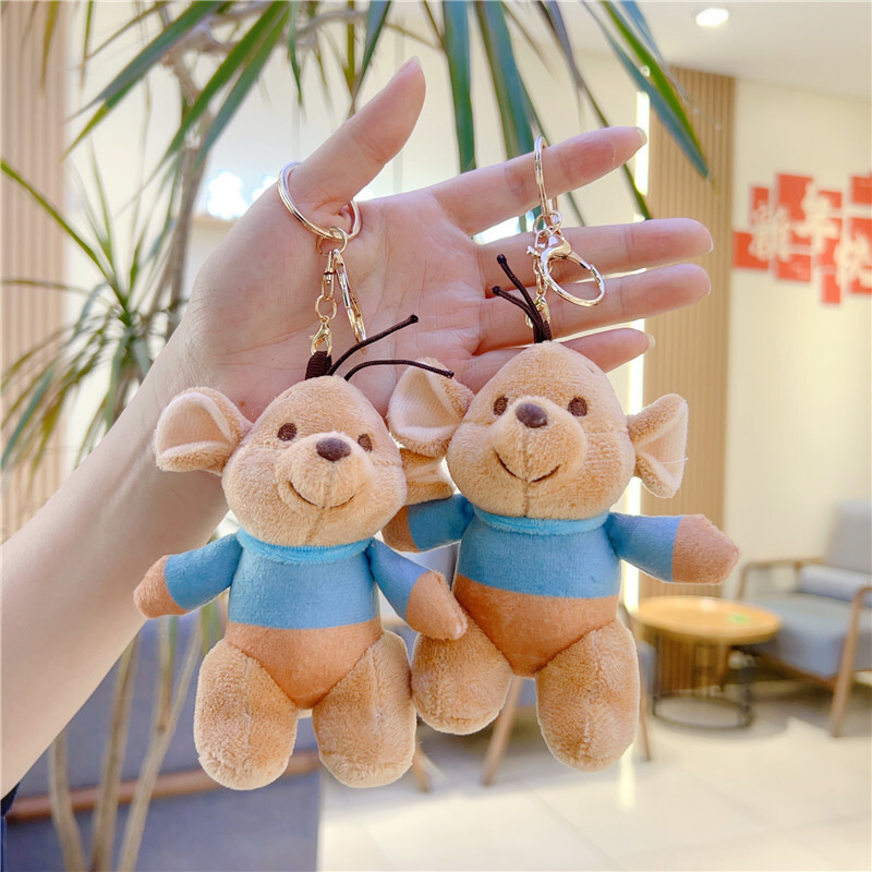 Boneka Boneka Tikus Kacang Kecil Selebriti Internet Gaya yang Sama Tas Gantungan Kunci Kartun Hadiah