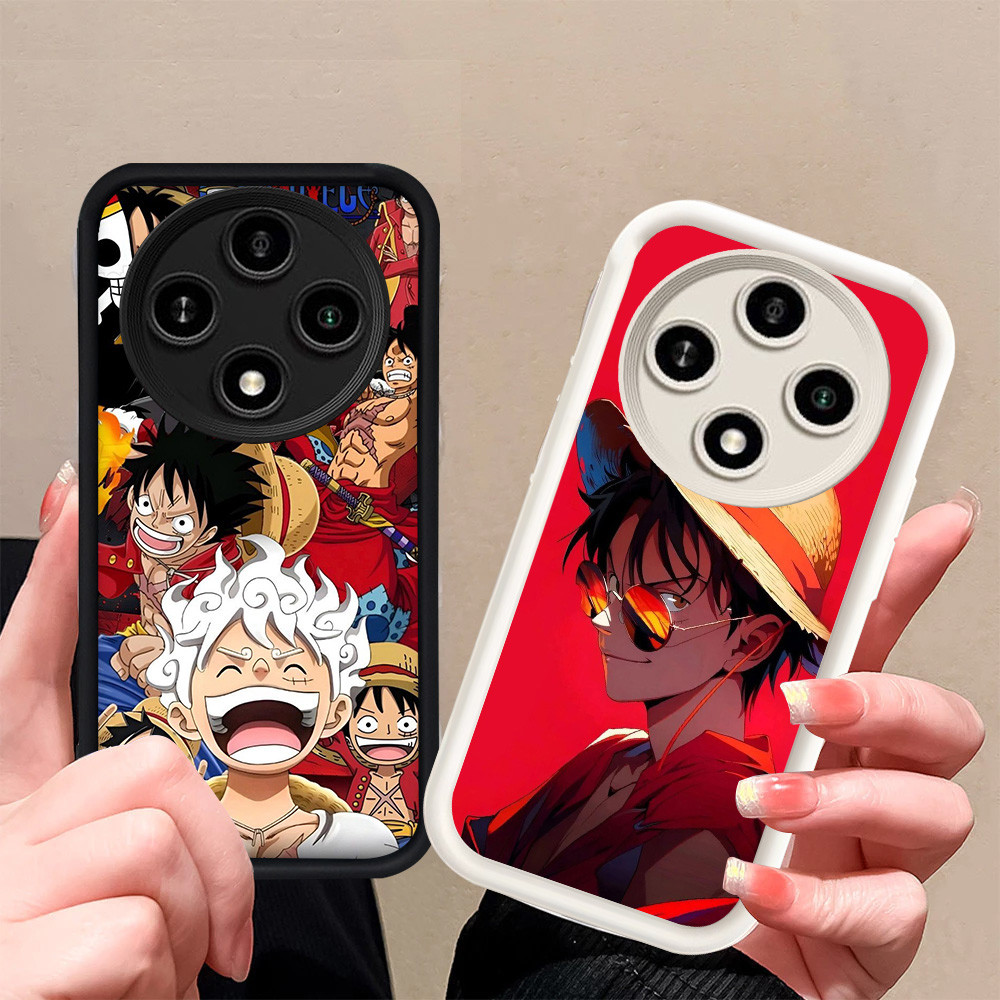 T-36 Monkey D Luffy Hitam Putih silikon lembut Casing untuk Xiaomi Redmi POCO X3 14C A3X C75 A3 Pro 