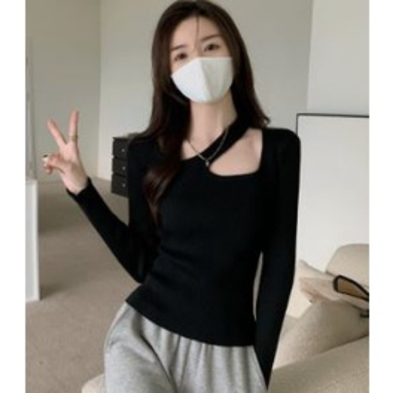 Kaos Lengan Panjang Korean Sty;le Gothic Blouse F