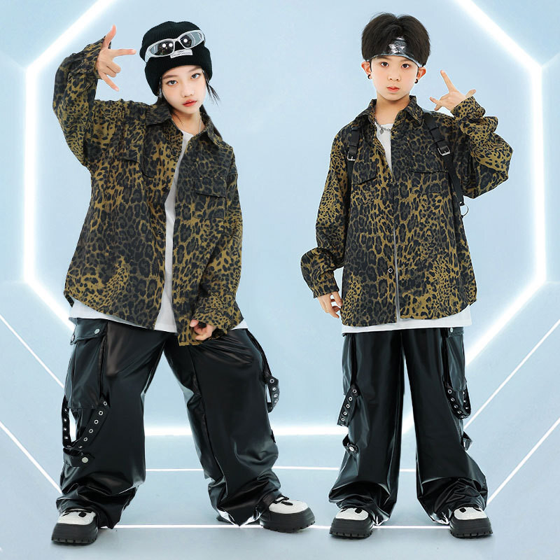 Baju Dance Hip Hop Trendy Street Dance Pakaian Hip Hop Drum Laki-laki Kostum Pertunjukan Panggung un