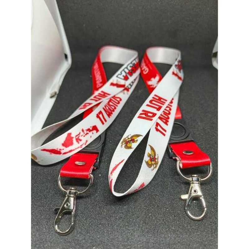

Lanyard Name Tag ID Card 17 Agustus HUT RI Merah putih