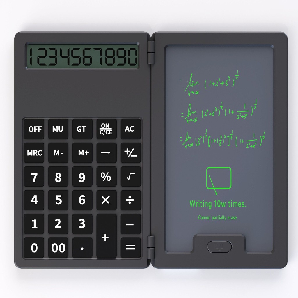

Portable Handwriting Calculator Student Office Artifact 10W Writing Scientific Formula Folding Calc