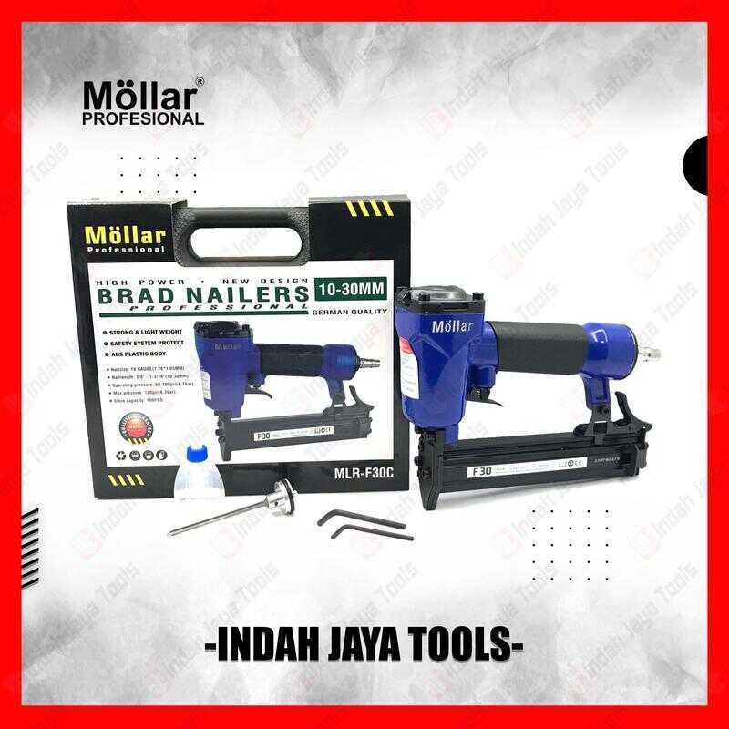 

Air Nailer F30 MOLLAR / Mesin Alat Paku Tembak Staples Stapler