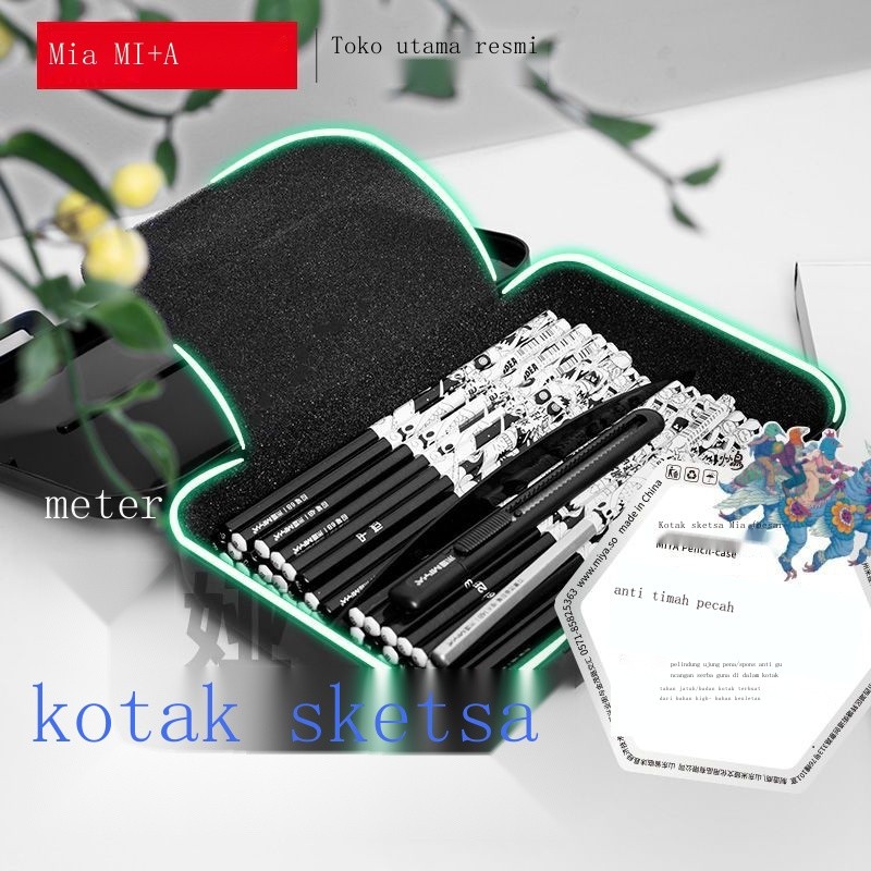 

Y Mia Kotak Alat Tulis Sketsa Kapasitas Besar Kotak Alat Lukis Penyimpanan Perlengkapan Siswa Seni
