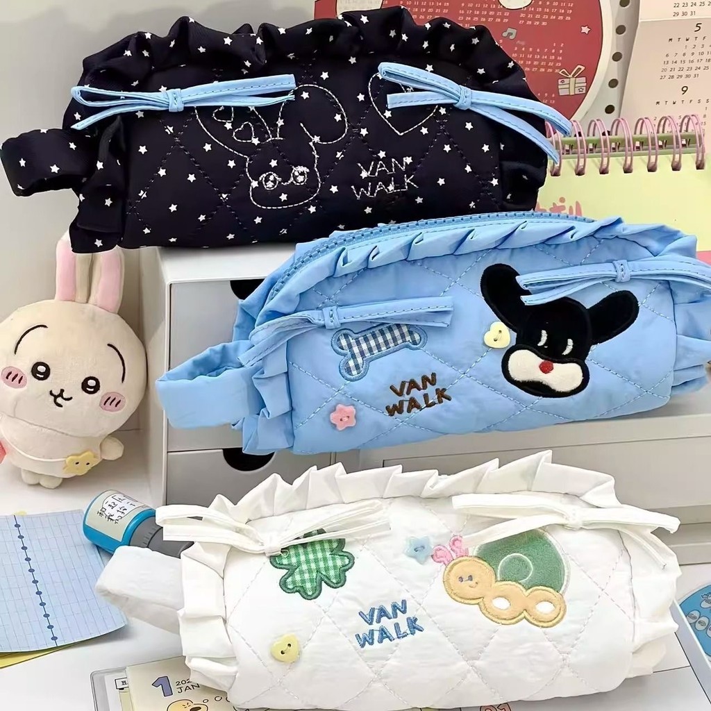 

Tempat Pensil Terbaru Pensil Renda Dumpling Lucu Makeup Kapasitas Besar Pita Bernilai Tinggi Kotak Alat Tulis Kartun Siswa Tas Penyimpanan Import