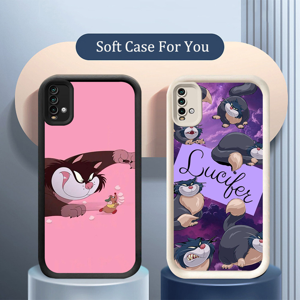 NB-26 Gato Lucifer Shockproof Casing untuk Xiaomi Redmi Note 11 11S 11T 9T SE POCO M3 X7 Pro