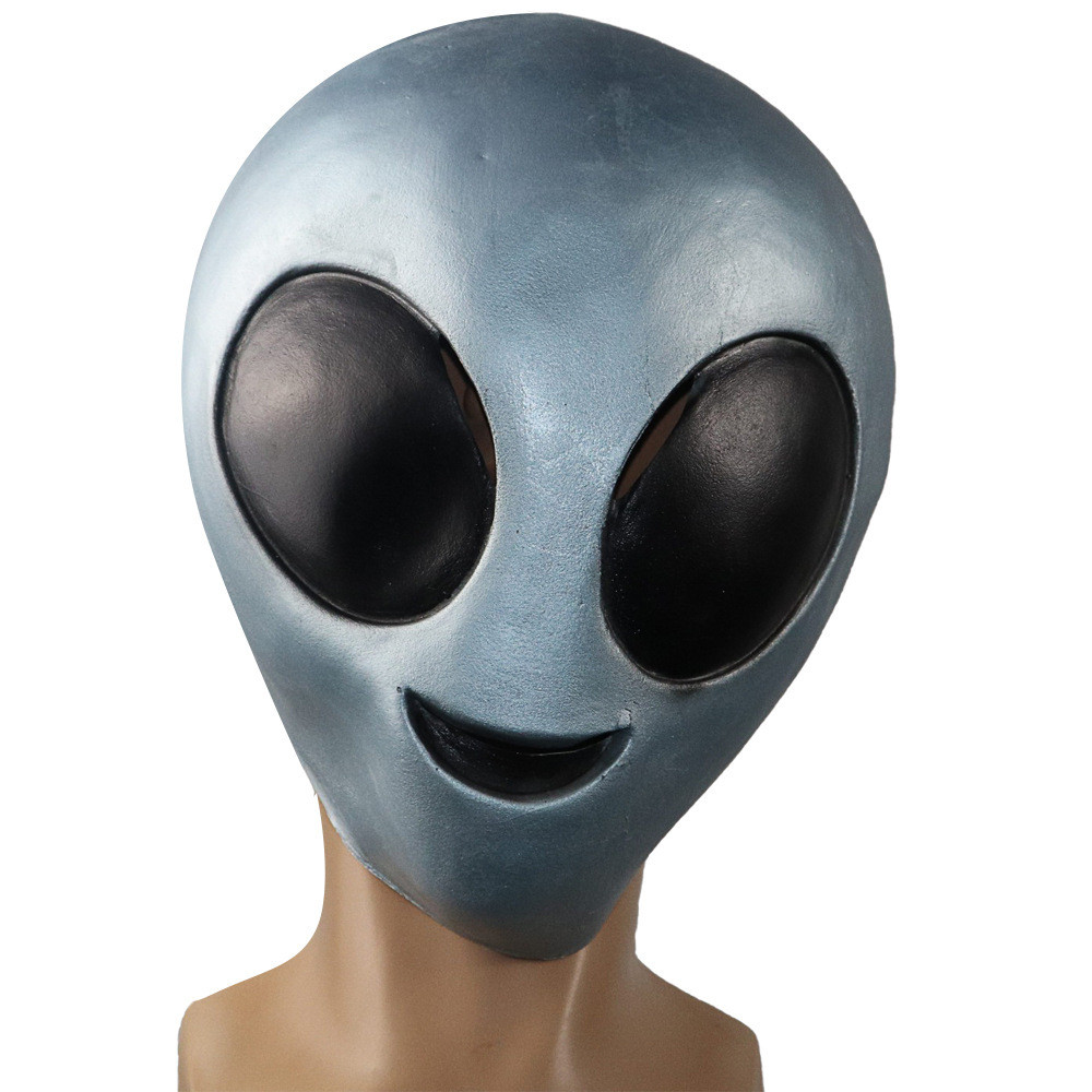 topeng Paket Ekspresi Alien Prank Masker DJ Halloween Produk Import