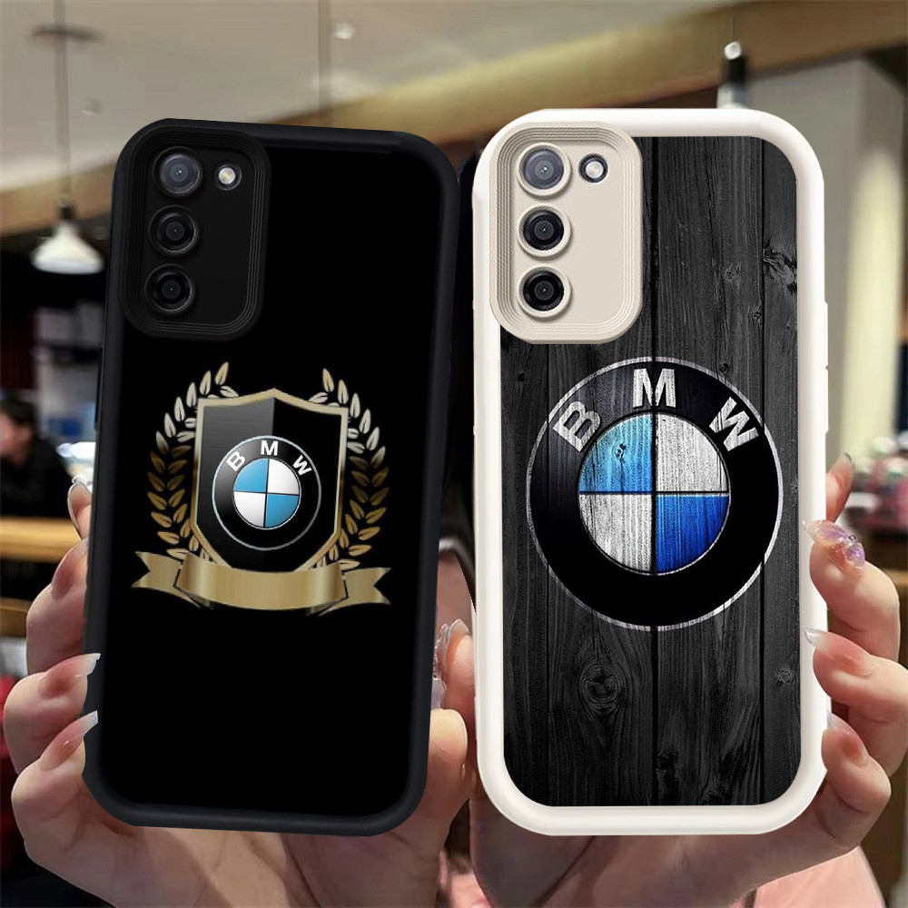 N51 B-M-W Silikon hitam putih Casing untuk Samsung A31 S21 S20 FE A71 A51 Case