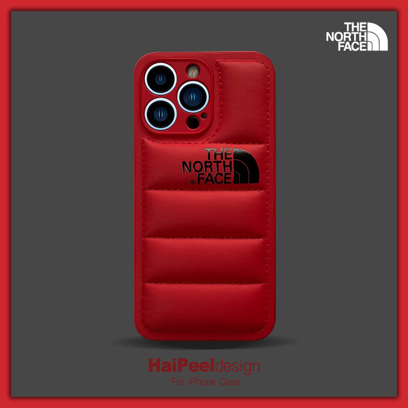 Trendy North Down Jacket iPhone 13 ProMax Phone Case in Big Red Year's Edition Suitable for Apple 11