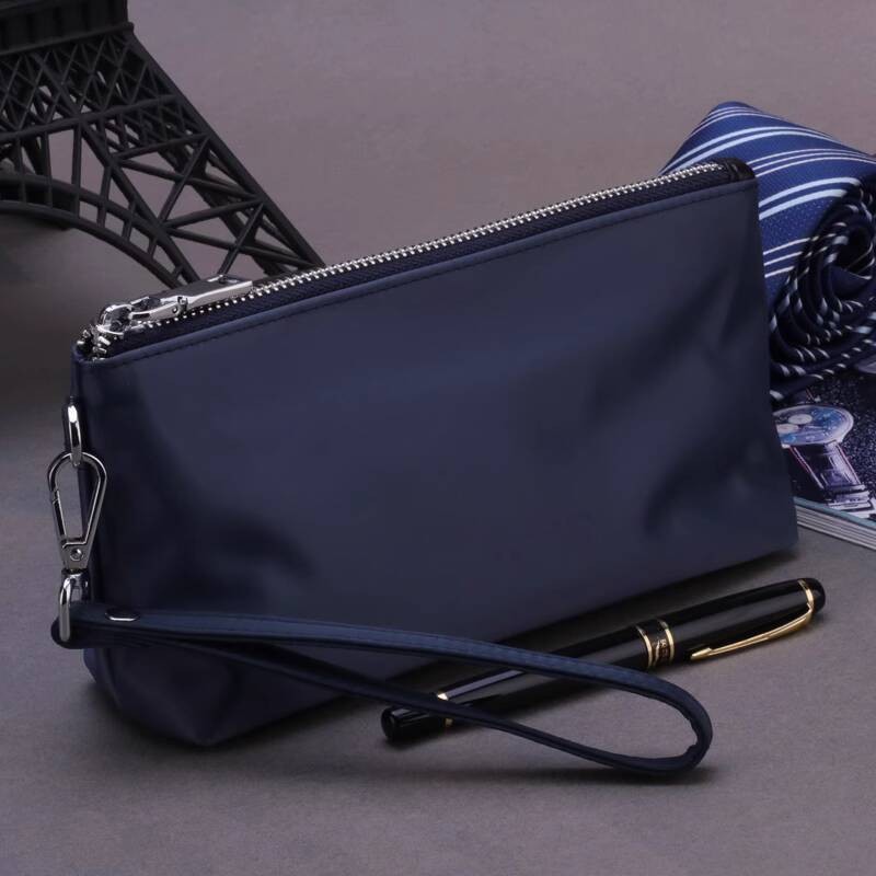 Clutch untuk Pria dan Wanita, Genggam, Dompet Panjang, Tas Telepon, Kain Oxford Kanvas Nylon Kapasit