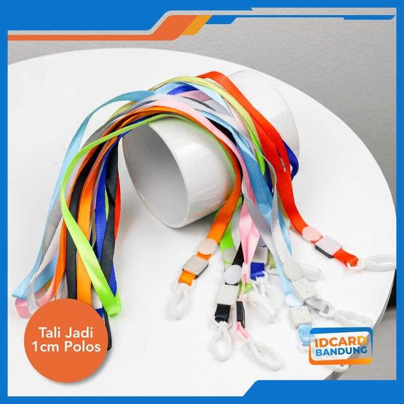 

Tali Lanyard Gantungan Id Card Holder Name Tag 1cm