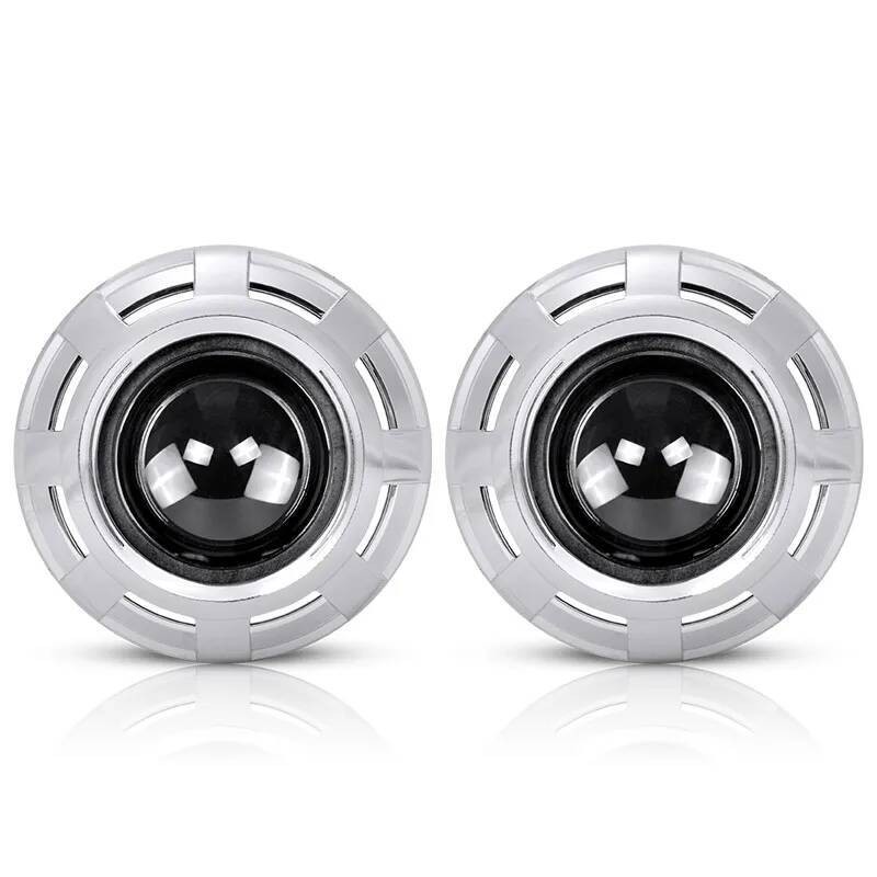 2.5 3.0 Inci Lensa Proyektor Lampu Depan Shroud untuk Koito Q5 Hella 3R G5 Lensa Lampu Depan Bi-Xeno