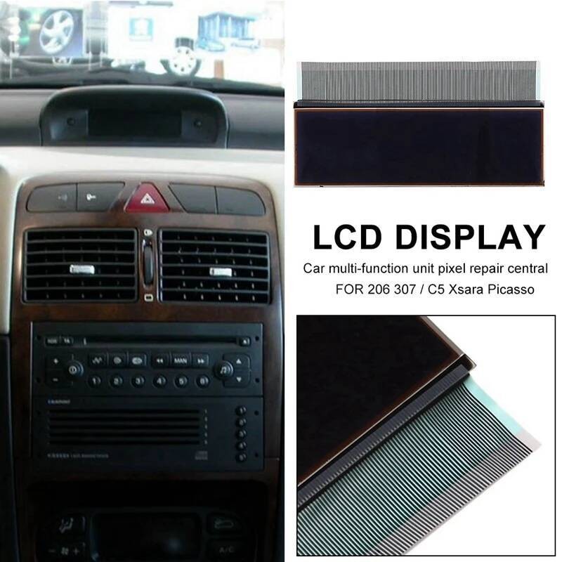 LCD Layar Navigator Mobil Sentral Untuk Peugeot 206 307 Citroen C5 Xsara Picasso Suku Cadang Multif