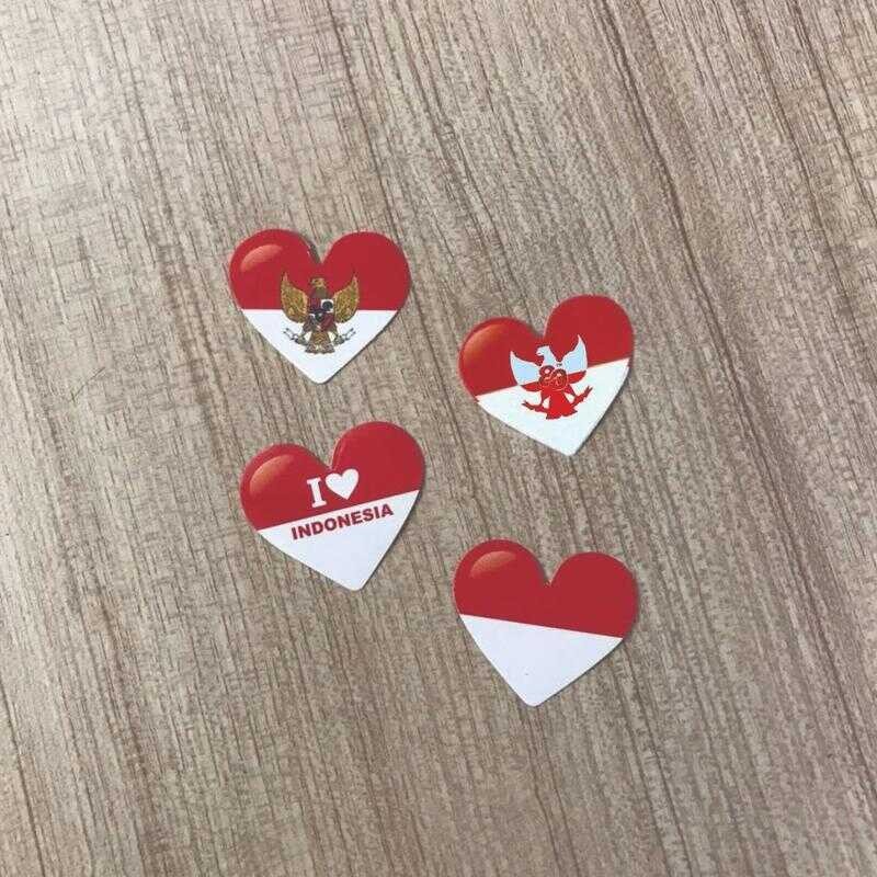 

Stiker Pipi Hati Bendera Merah Putih HUT RI isi 30 pcs