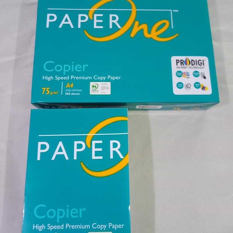 

Kertas HVS A5 75 gsm Paperone 1 Rim 500 Lbr 14,8x21cm
