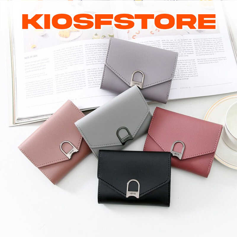 KFS  - DOMPET WANITA 117D DOMPET LIPAT IMPOR MURAH CANTIK REAL PIC# DOMPET CEWEK LIPAT MINI