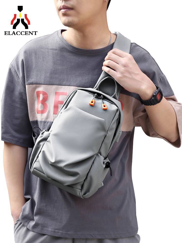 Dada Motor Pria Ransel Merek Trendy Kecil Santai Selempang Pakaian Kerja Tas Bahu Tunggal