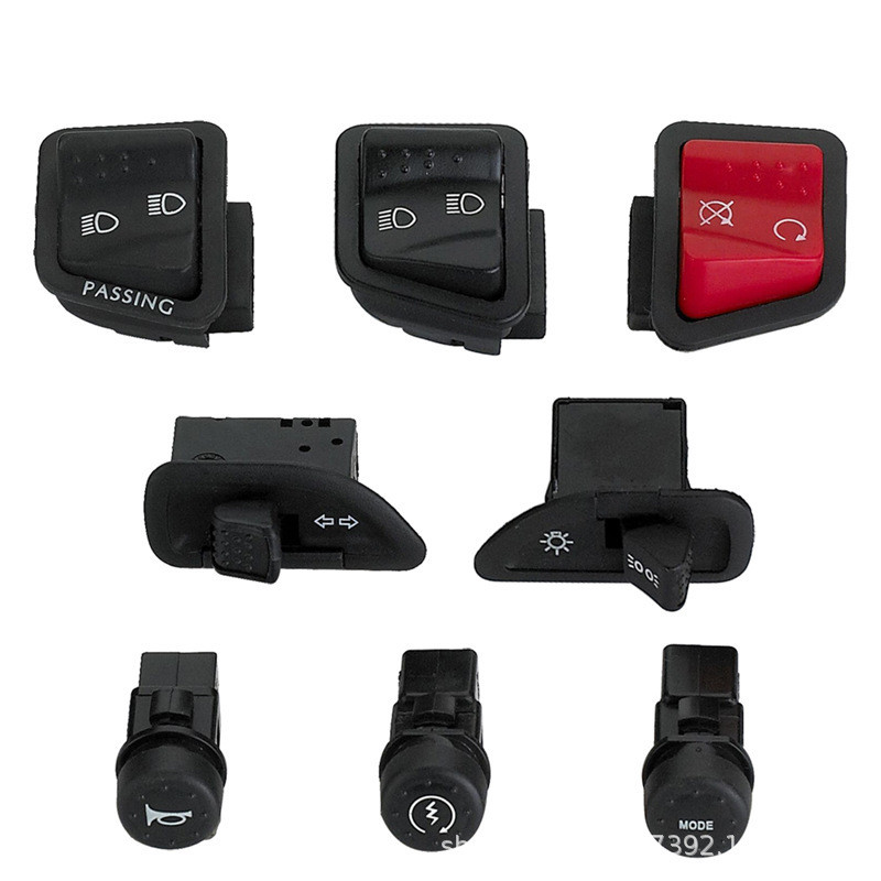 Suku Cadang Aksesoris Modifikasi Sepeda Motor  Motorsikle switch horn signal light high and low beam