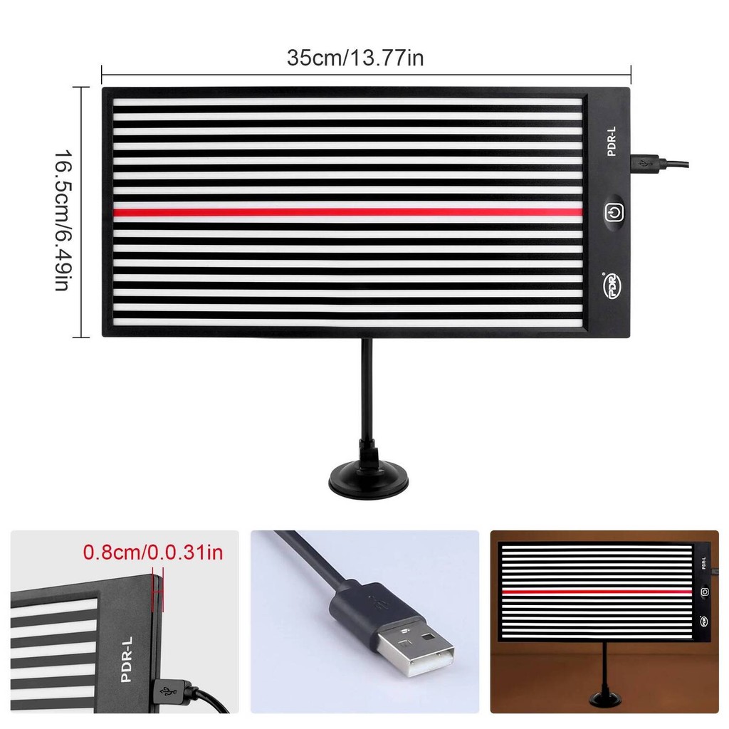 Alat Perbaikan PDR Lampu LED Reflektor Papan Cahaya untuk Penghapusan Penyok Mobil dengan Garis 3 Me