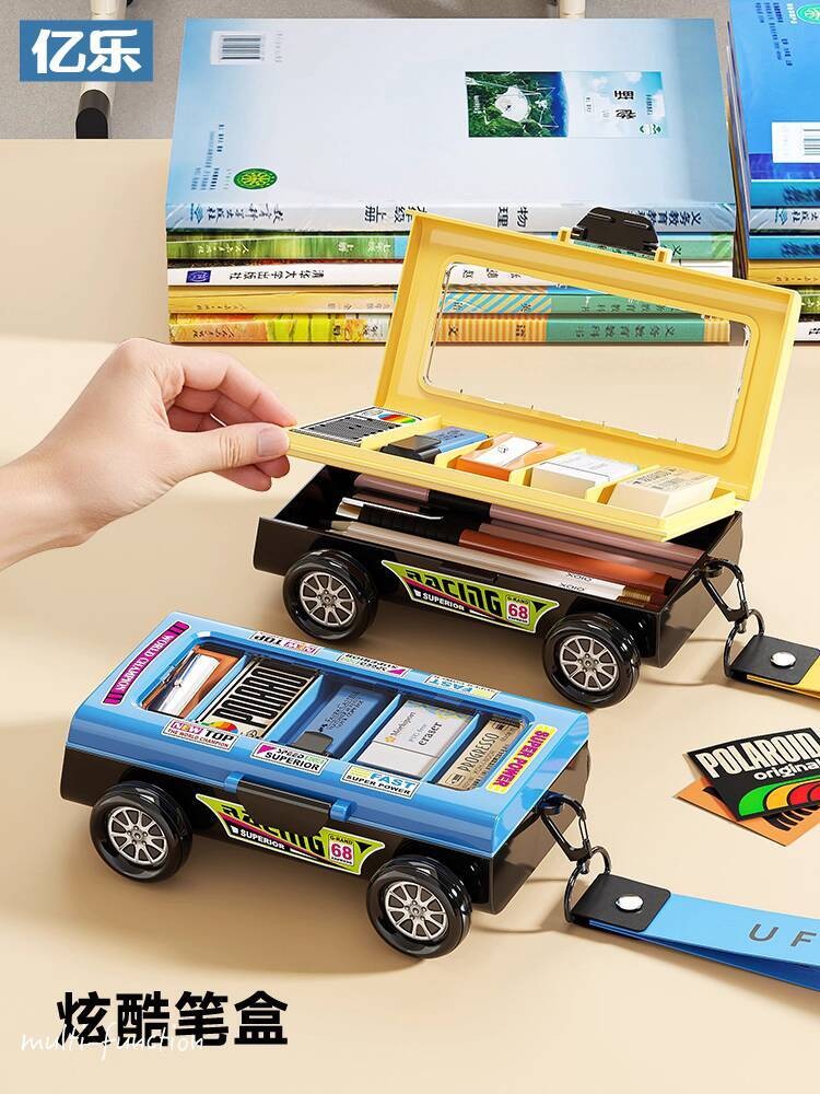 

Tempat Pensil Balap Kecil Meja Penyimpanan Siswa Artefak Kapasitas Besar Kotak Pensil Mobil Olahraga Portabel Organizer Alat Tulis Import