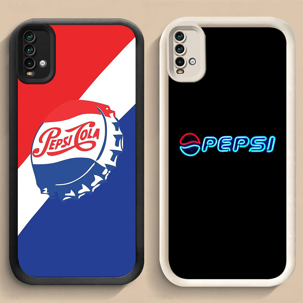 LF-42 Pepsi Cola Art Shockproof Casing untuk Xiaomi Redmi Note 11 11S 11T 9T SE POCO M3 X7 Pro