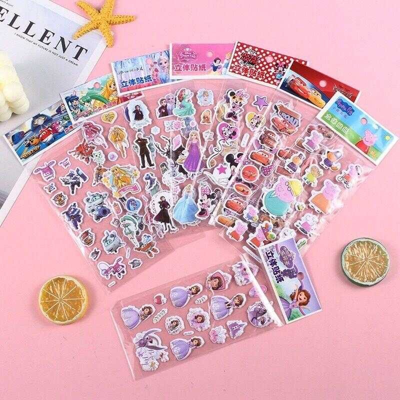 

Sticker 3D Anak Timbul Karakter (10pc) Varian Girls dan Boys - Plastik