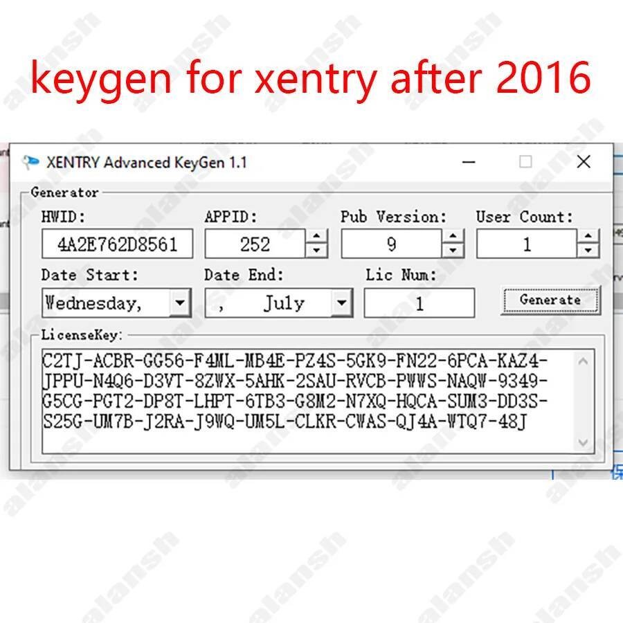 

MB 2024 Star C3 C4 Active Xentry Developer V1.1 Keygen Kalkulator Aktivasi Cracker + nitro +