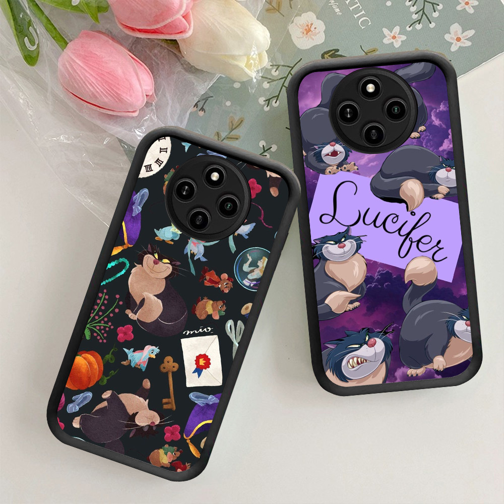 NB-26 Gato Lucifer Shockproof Casing untuk Xiaomi Redmi 14C A3 A3X Poco X3 C75 C61 Pro