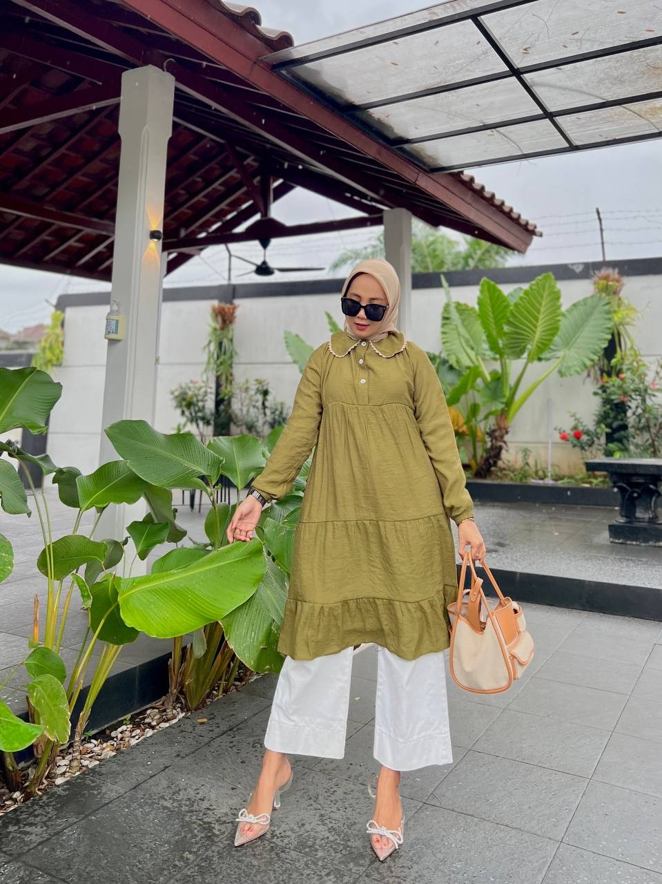 TUNIK POLOS  PREMIUM / ATASAN TUNIK VIRAL 2024 / TUNIK KATUN IMPORT / ATASAN WANITA LINEN PREMIUM /