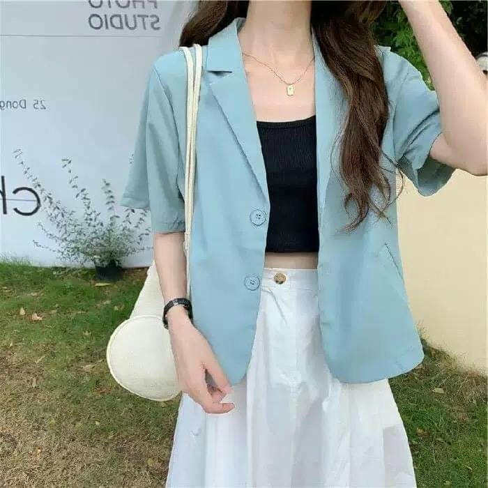 BF- Blazer   Akila / Atasan   Wanita /  Blouse   Wanita / Blazer   Kekinian   Wanita / Fashion   Wa
