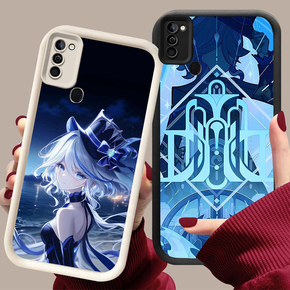 YZ-43Genshin Impact Cool Casing untuk Infinix Smart HOT Note 50 12 11 5 10 Play Pro