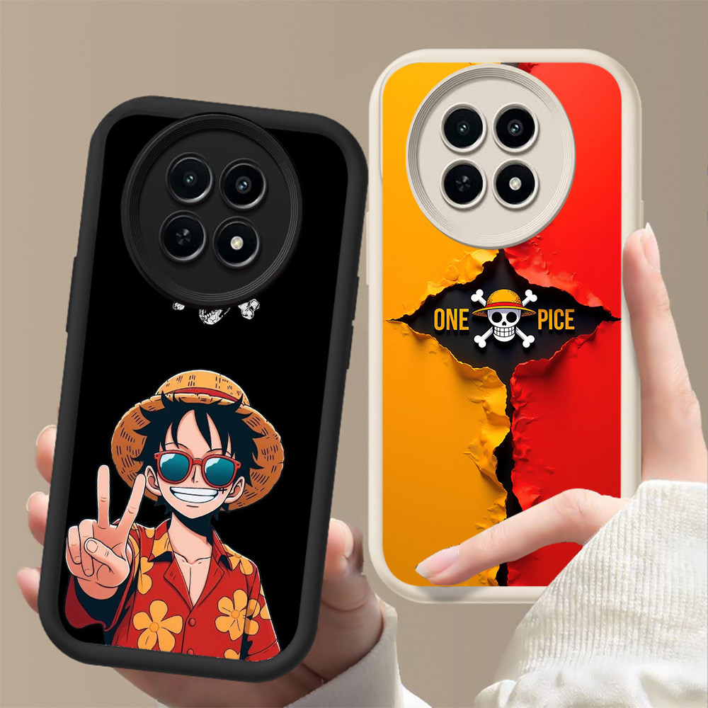 Shockproof Casing untuk Realme 12 12X 13 C65 Narzo 70 Lite Pro Plus FF-22 Luffy One Piece