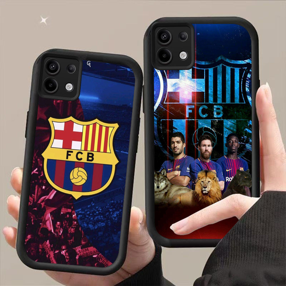 BK-3 Barcelona Shockproof Casing untuk Infinix 7 GT 20 Tecno POP 7 Spark GO ITEL A80 P65 Pro