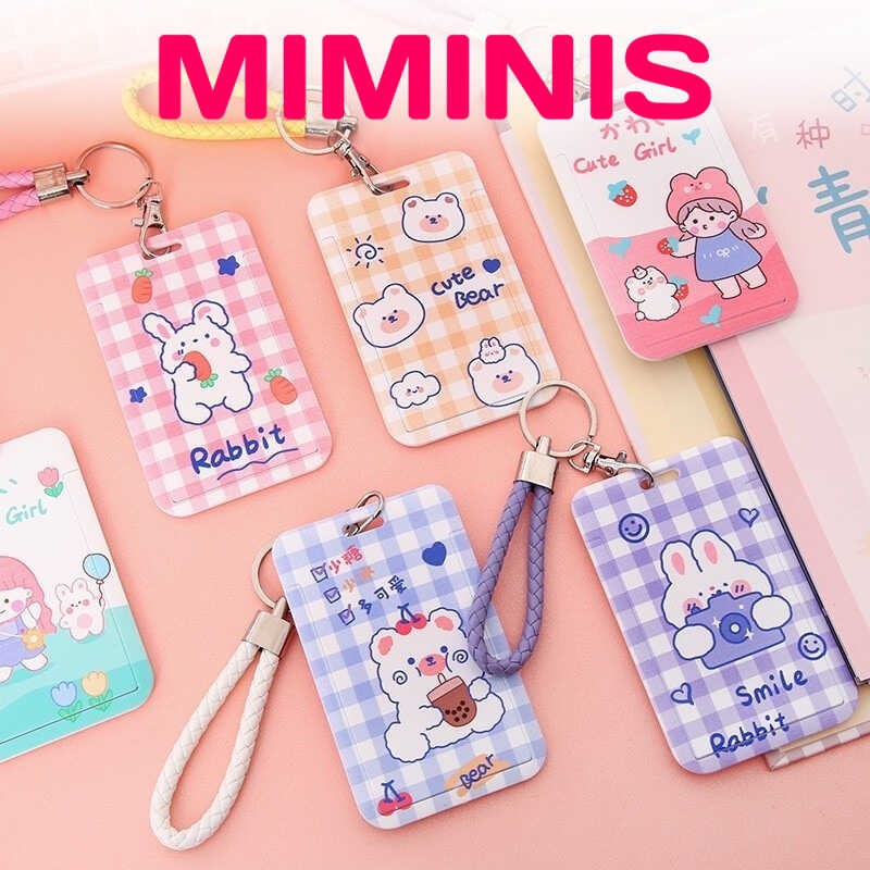 

Minimis - ID CARD HOLDER MOTIF KARAKTER LUCU H617 TEMPAT KARTU PHOTOCARD PHOTO CARD FLOWER