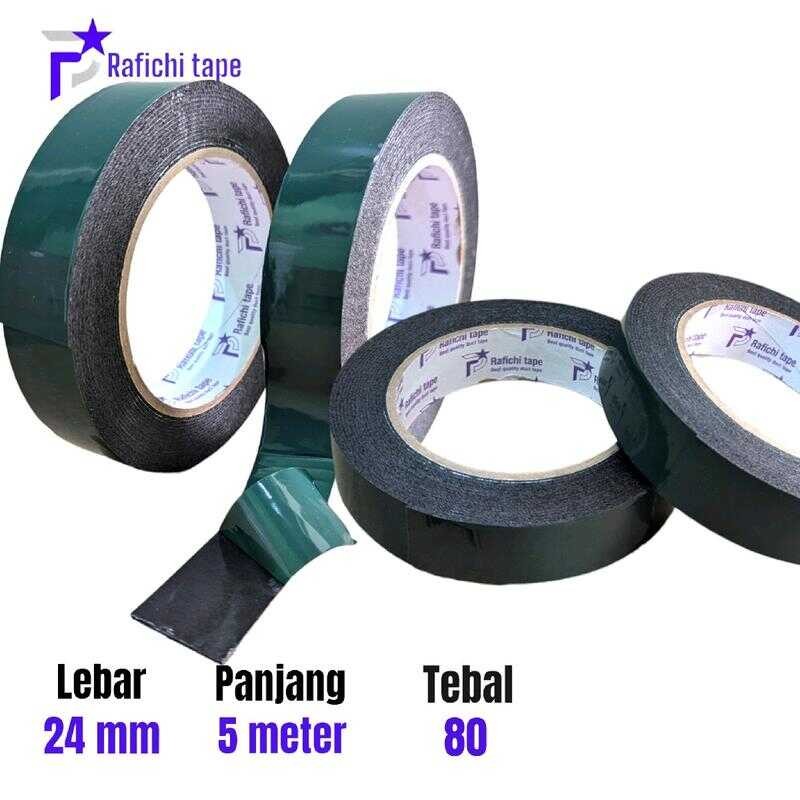 

Rafichi Double tape foam Ukuran 24x5meter Bahan Busa Tebal Rekat Tahan Lama