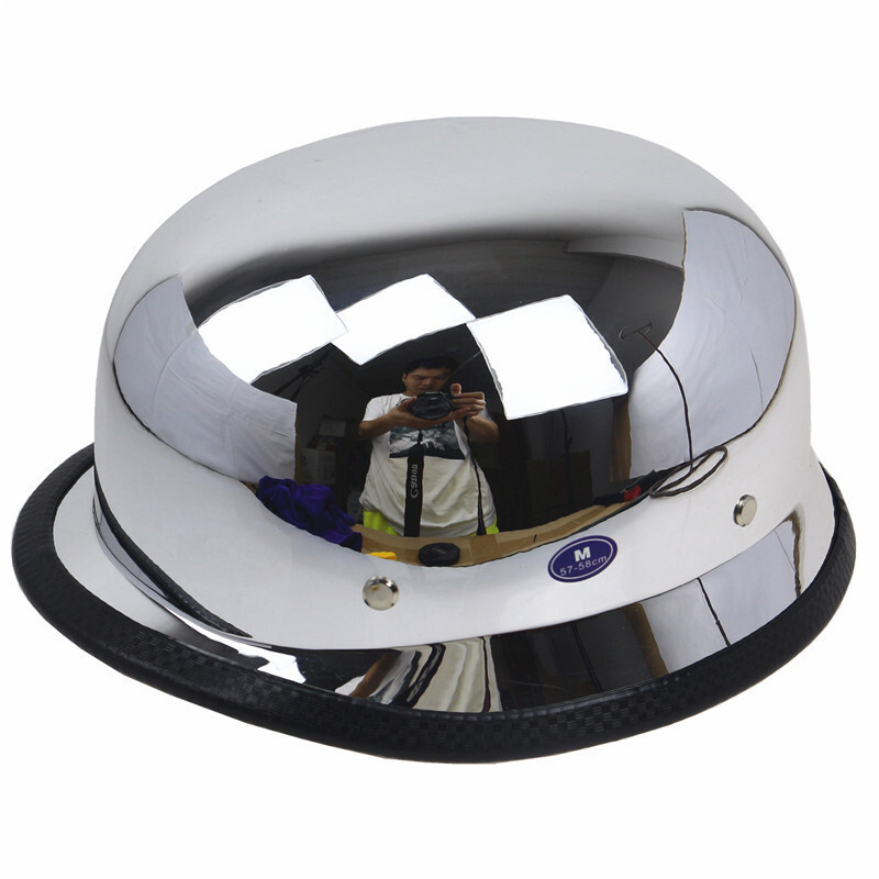 Helm Sepeda Motor Helmet  ZR series ZR-307 perak elektroplasi DOT sertifikasi Harley M35 cermin helm