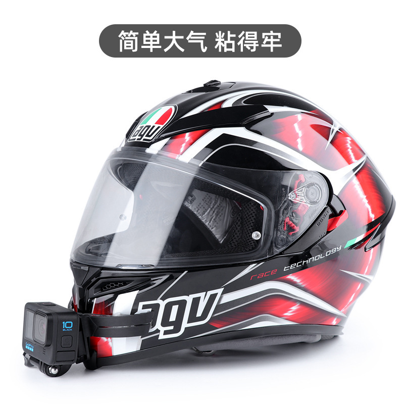 Helm dan Aksesoris Helm Sepeda Motor  Gopro 12/11/10 kamera olahraga berputar dagu berdiri helm pons