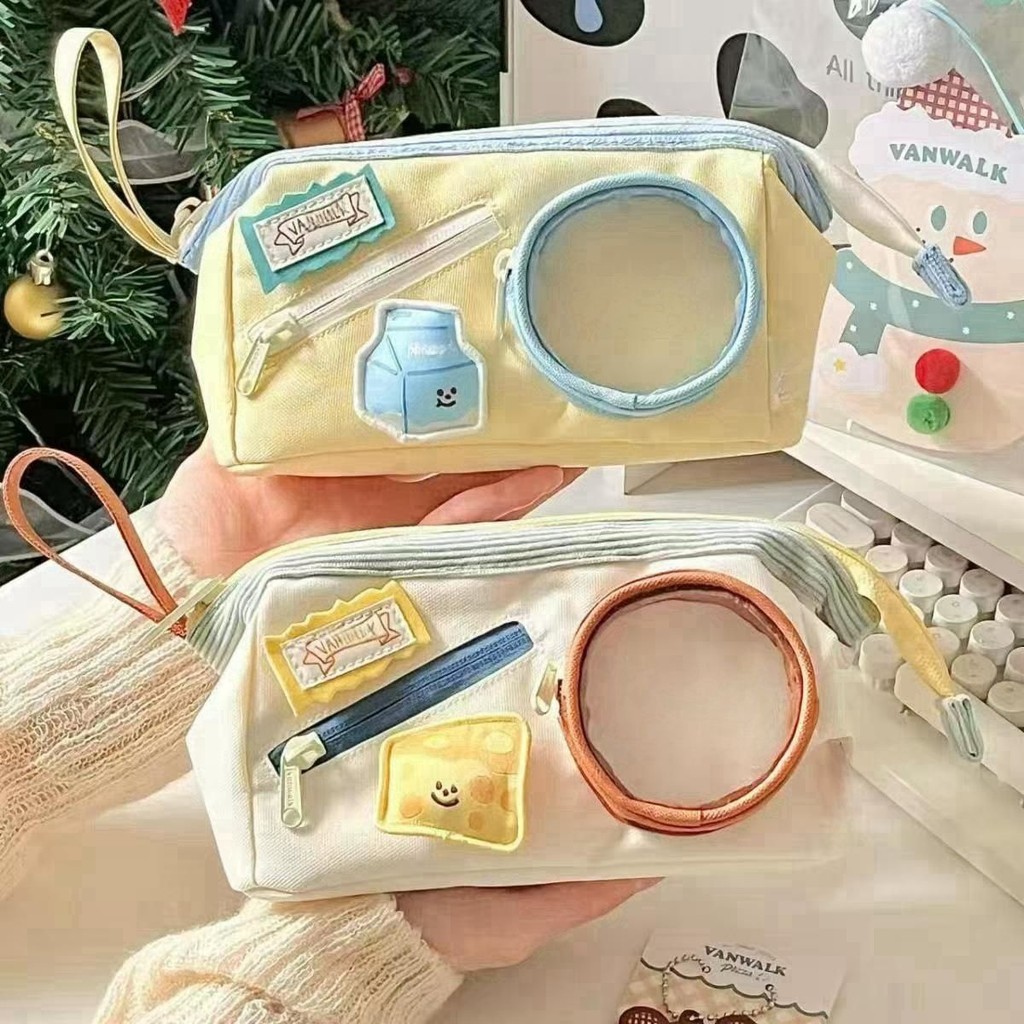 

Tas Pensil Susu Keju Super Lucu