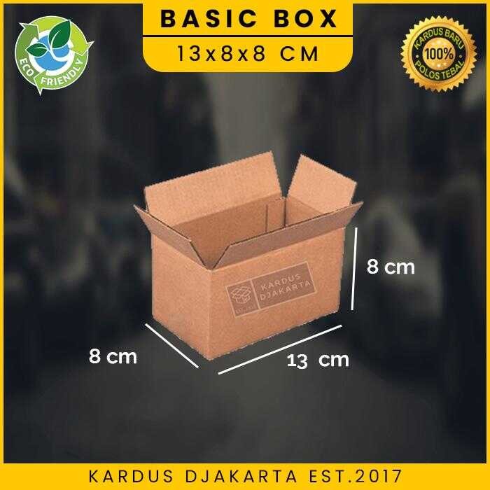 

Kardus / Karton Box Packing Polos 13x8x8 cm