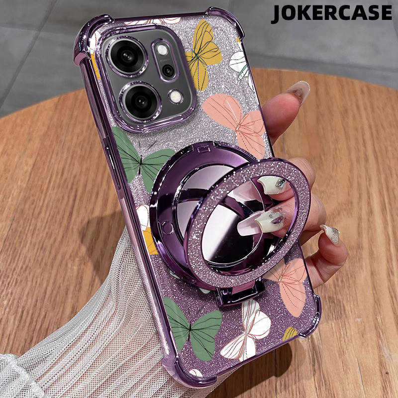 Case Vivo Y19S Pro Y12 Y17 Y20 Y21 Y36 Y50 Y95 Cermin Bracket Stand Case Vivo Y15 Y19 Y27s Y30 Tahan