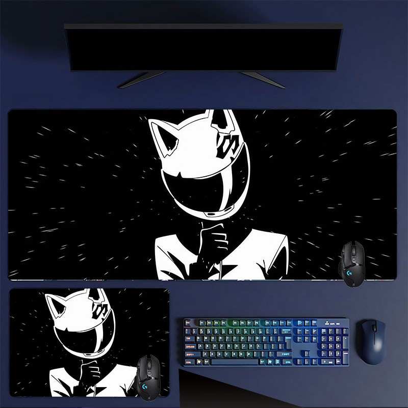 Alas meja kerja Aesthetic Panjang Gaming Mouse Pad Silicone Base 80x30 cm 26x21 cm panjang murah dan