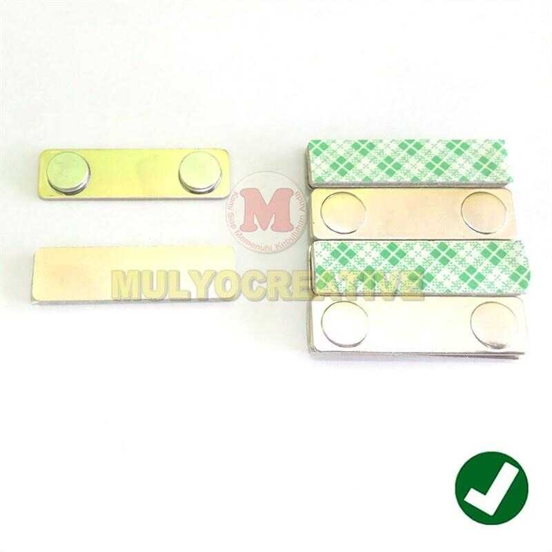 

Name Tag Magnet Papan Nama Dada - Jepitan Magnetic