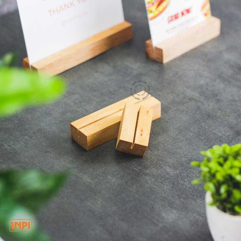 

Stand Penjepit Kayu Kertas Pemberitahuan Front Desk - INPI HOUSE