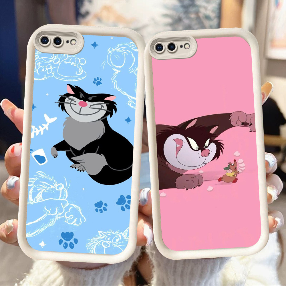 NB-26 Gato Lucifer Shockproof Casing untuk iPhone XR X XS 6 7 8 Max Plus