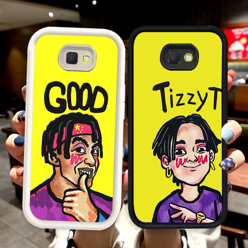 N64 GOOD Silikon hitam putih Casing untuk Samsung J7 J2 J4 J6 Prime Plus Pro Case