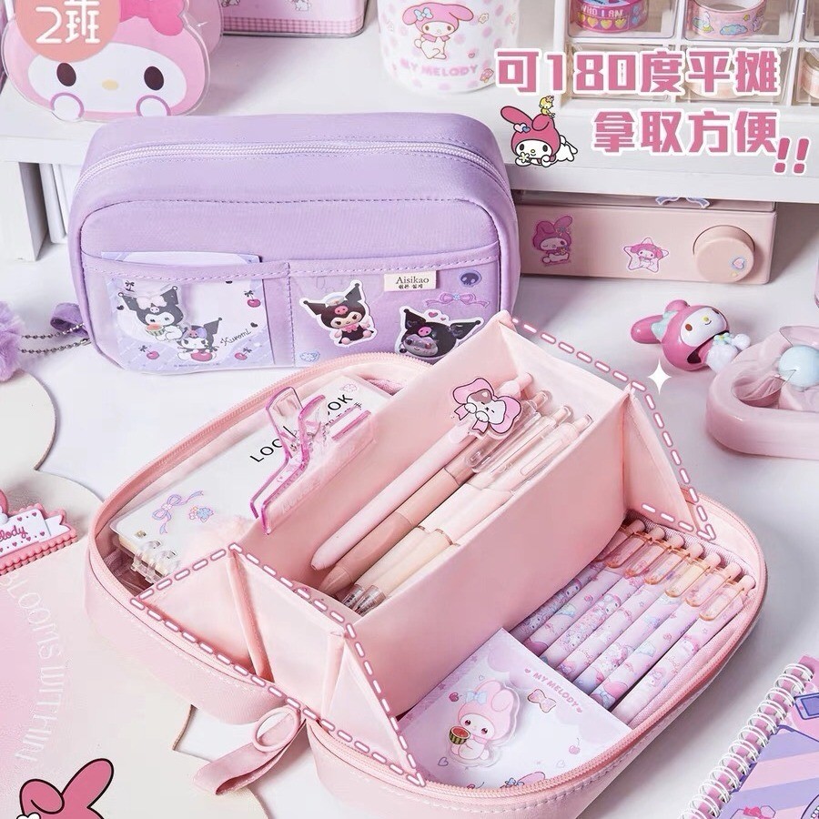 

Kotak Pensil Kasus transparan dalam kapasitas ganda lapisan besar anak-anak SMA dan gadis kasus pensil kecantikan tinggi sederhana Import