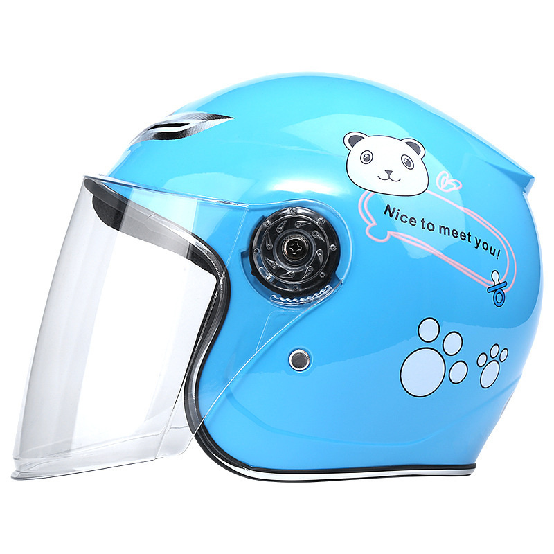 Helm Sepeda Motor Helmet  Nuoman 523 sepeda motor listrik, naik setengah helm, helm keselamatan anak