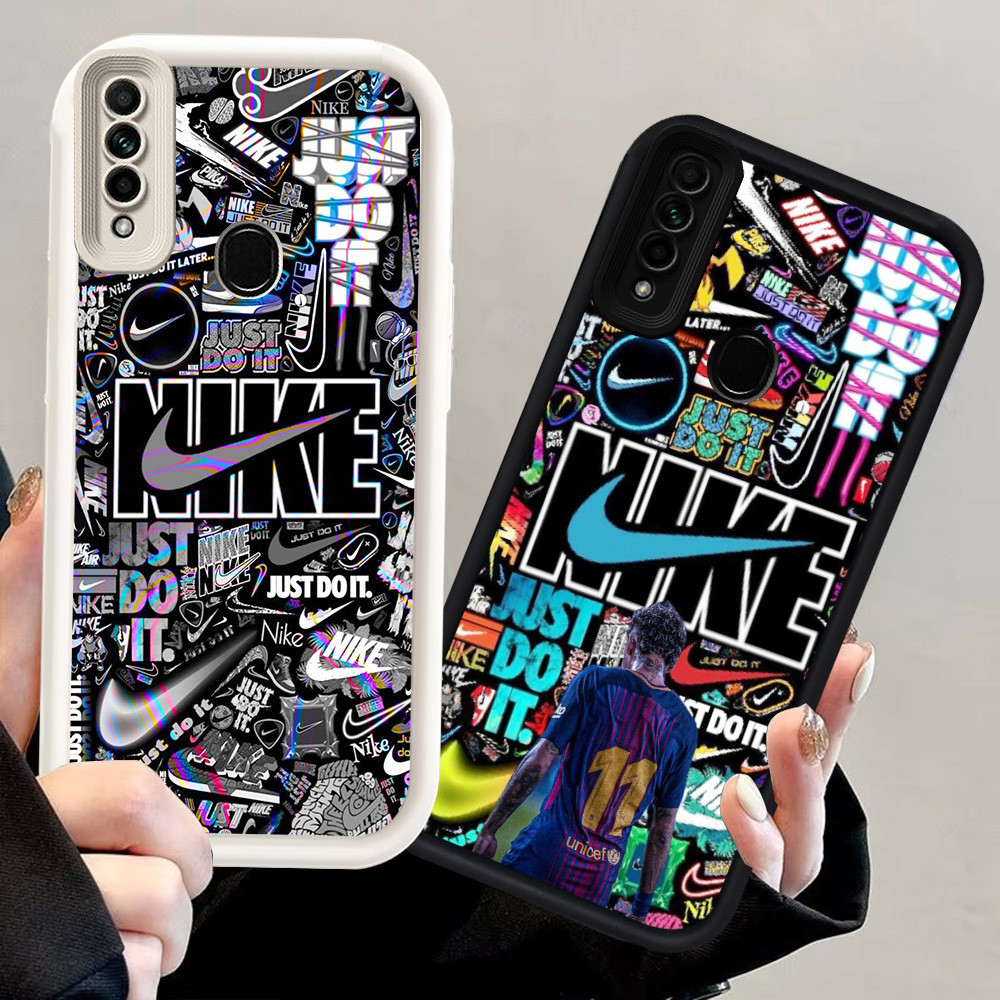 N6 fashion Basketball Silikon hitam putih Casing untuk OPPO A33 A31 A53S A53 Realme C17 7i Case