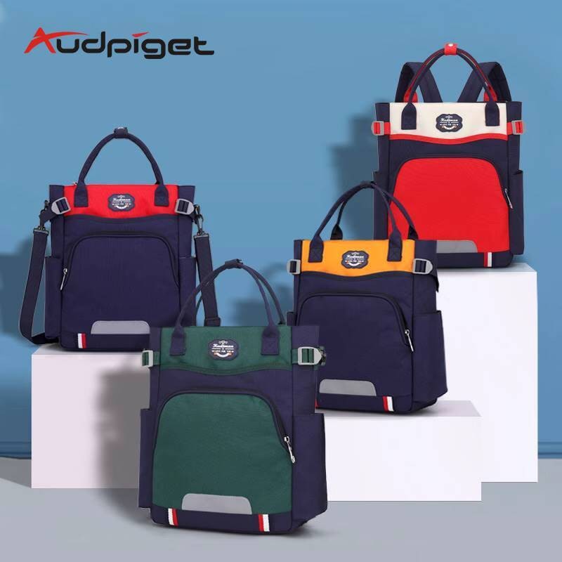 Kanvas Anak Laki-laki, Buku Genggam Menengah, Tutoring Ringan Anak-anak, Tas Selempang untuk Siswa S