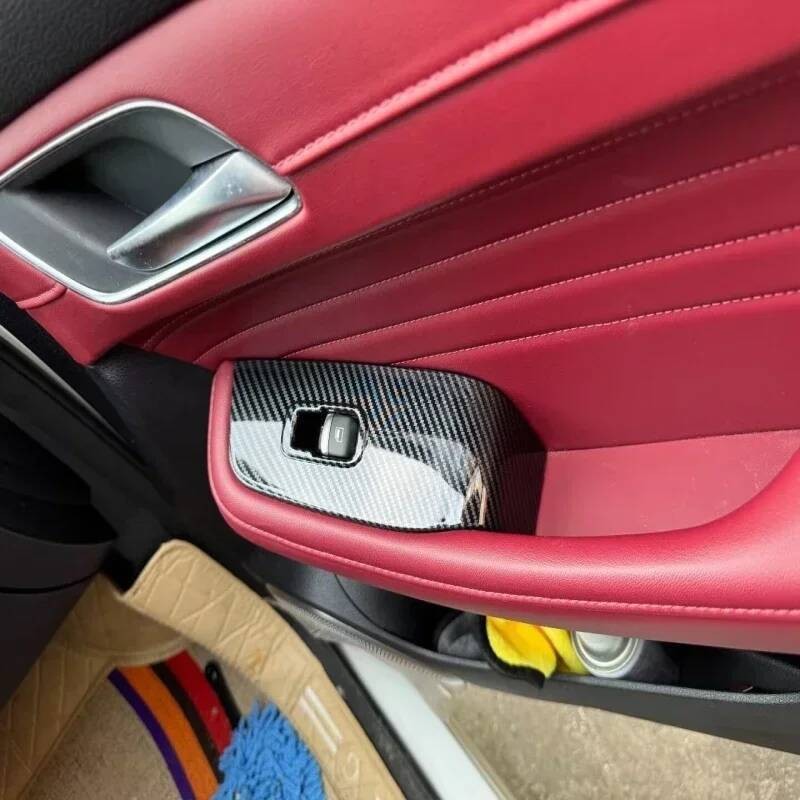 Aksesoris Interior untuk RHD MG HS 2018-2023, pengaturan jendela, tempat minum, outlet AC